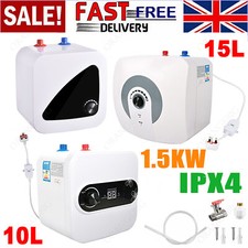 10L 15L Electric Instant Hot Water Heater Under Sink Small Water Tank Kitchen RV