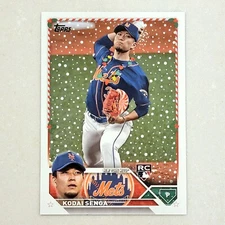 2023 Topps Holiday SSP KODAI SENGA RC ROOKIE Super Short Print Code 515 Mets