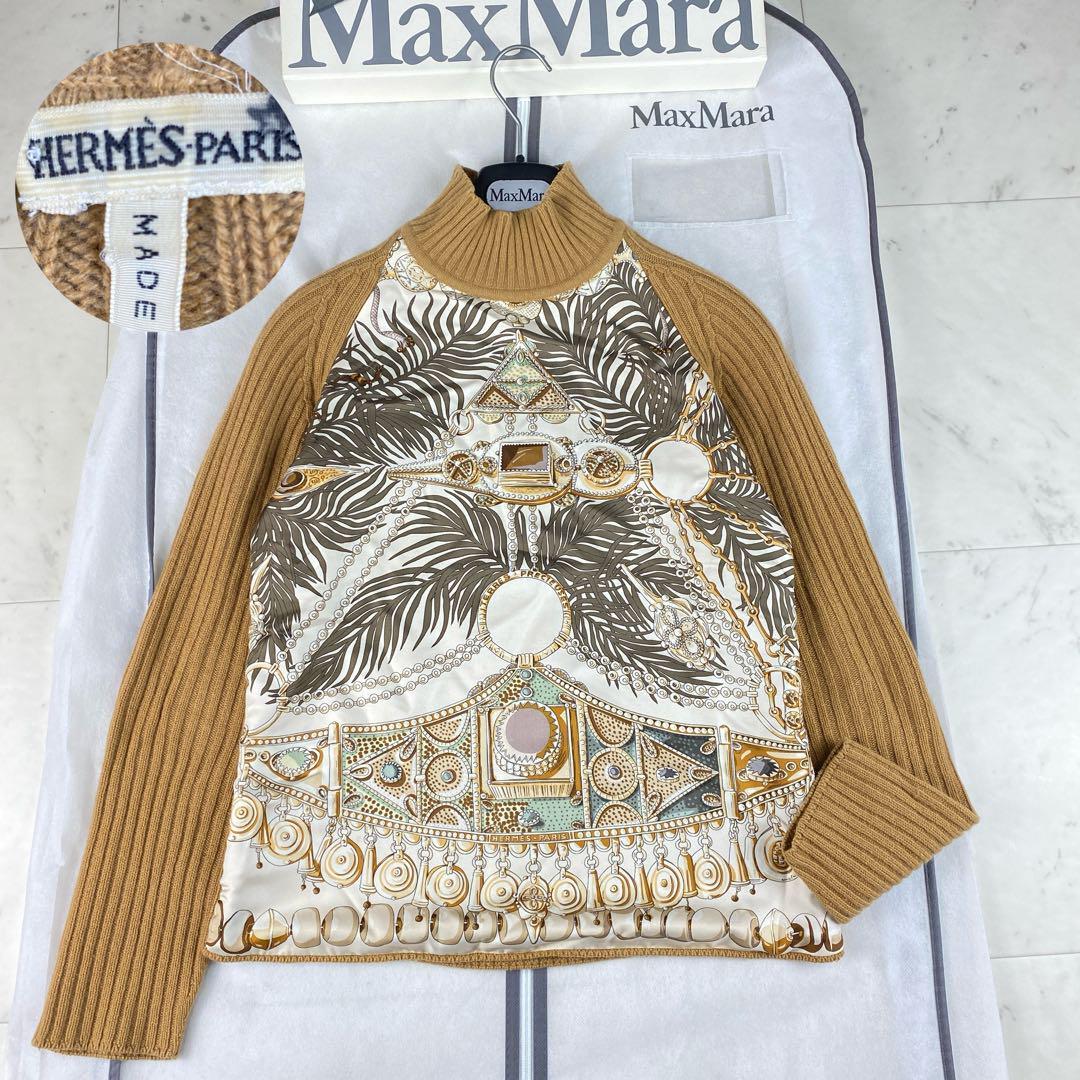 Hermes Knit Silk Twill Reine Cashmere 100% SM | eBay