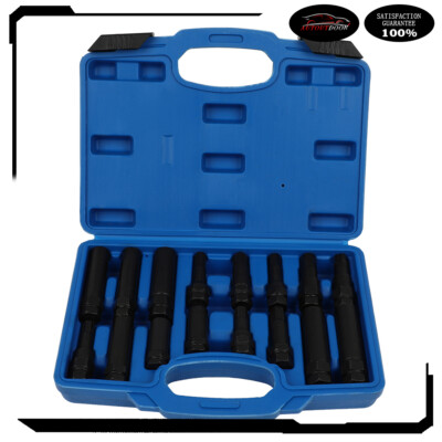 16pcs Locking Lug Nut Master Set Wheel Lock Key Removal Tool Kit double hex-head