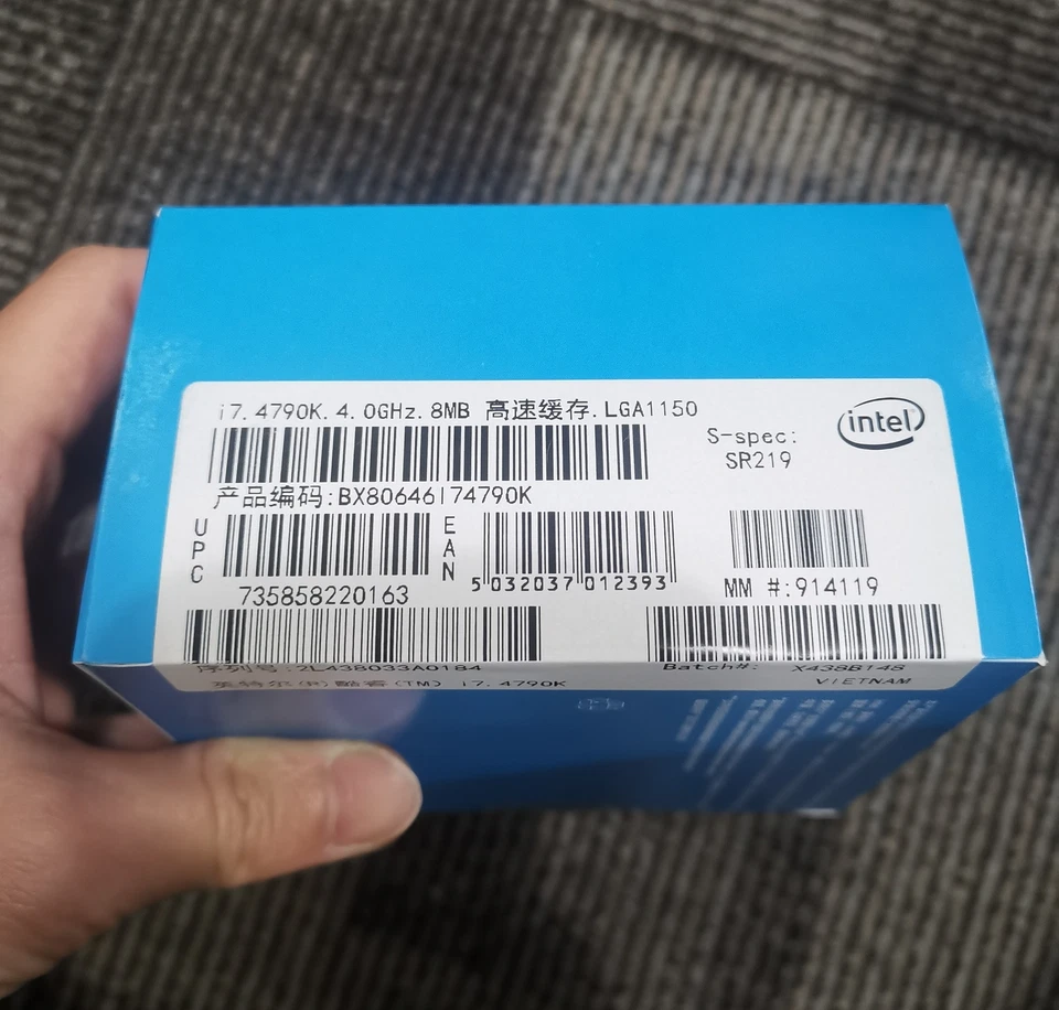 *NEW* Intel Core i7-4790K 4.00 GHz Quad-Core LGA1150 SR219 CPU Processor in box - Image 4 of 4