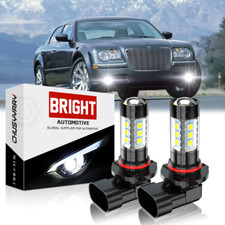 For Chrysler 300 300c 2005-2009 Pair 9145 H10 Led Fog Light Kit 6000k White