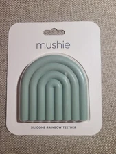 Mushie Rainbow Teether (Cambridge blue) *NEW*