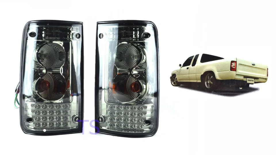 PAR DE LENTES DE HUMO LED LUZ TRASERA PARA TOYOTA HILUX MK3 LN RN 1989-1997 Foto 2 de 3