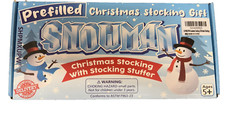 DIY prefilled Christmas Stocking Gift Snowman kit NEW Ages 5 plus