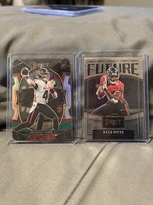 2022 Panini Select Select Kyle Pitts and Desmond Ridder  CHECK DESCRIPTION 