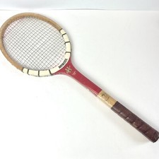 Vintage Regent Captain II Alex Olmedo Tennis Racket - Wood with Leather Grip