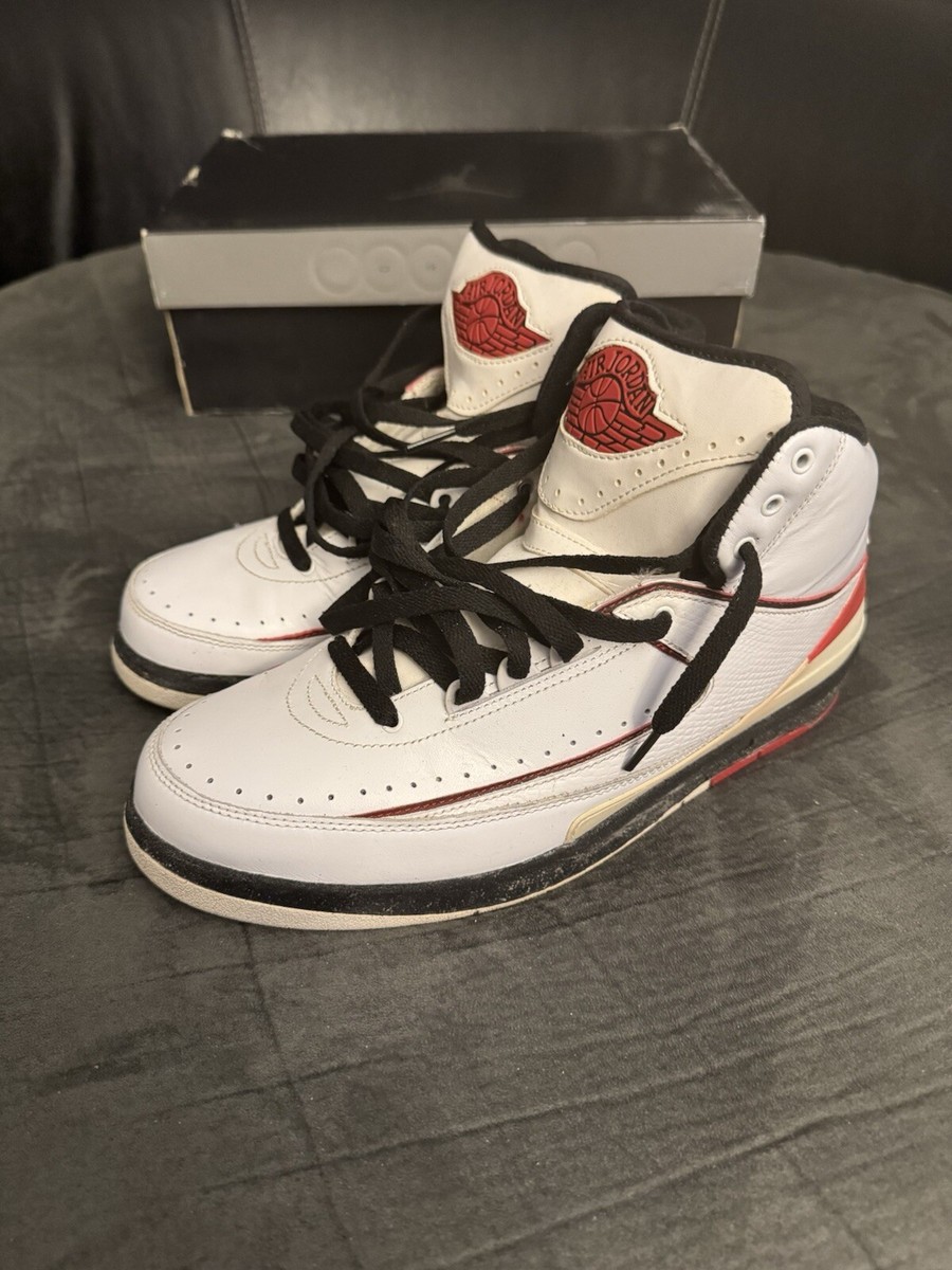 2010 Air Jordan 2 Retro QF Varsity Red Sz 10.5 395709-101  display picture 1