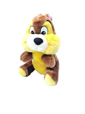 Vintage Walt Disney Productions Chip Chipmunk 6" Plush Made in Korea