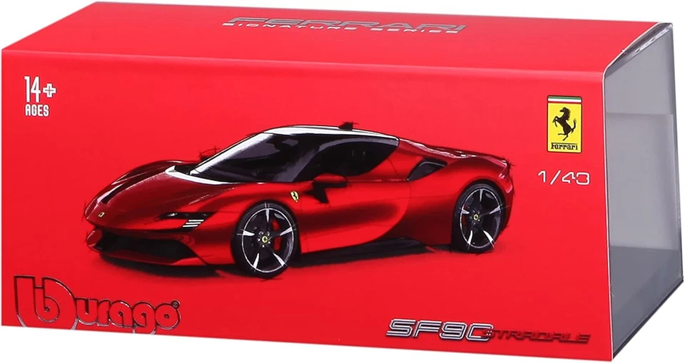 1:43 Bburago B18-36911 Ferrari SF90 Stradale Ibrida Spyder 2020 - Immagine 4 di 4