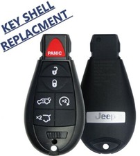 Fobik Remote Key Shell Case For Jeep Grand Cherokee Commander 2008-2012