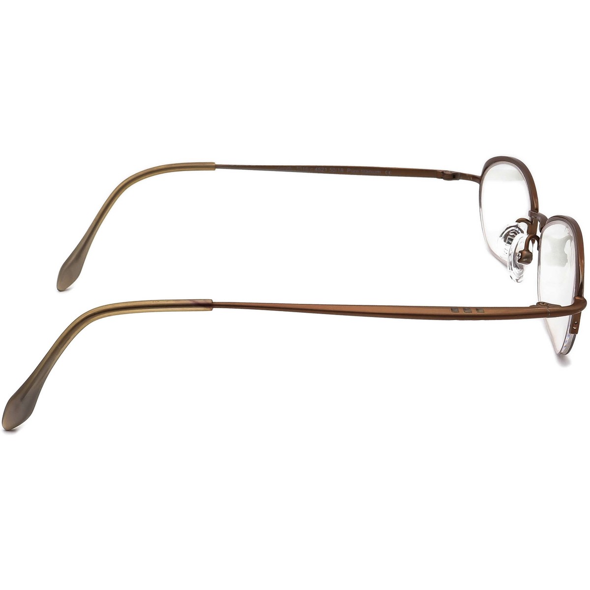 Prodesign Denmark Eyeglasses Zenith 7316 c.4521 Brown Half  display picture 1