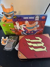 Aaahh! Real Monsters Nick Box Exclusive Items: Candy Dish, Binder, Vinyl Sticker