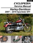 PRINTED BOOK 2007 16 Harley XL883/1200 Sportster EFI Service Repair Manual P 267