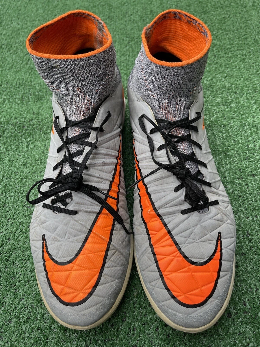 Ale influenza Mannelijkheid Nike HypervenomX Proximo IC Wolf Grey / Total Orange Men&#039;s Indoor  Soccer Shoes | eBay