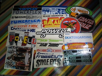 vtg 1980s-2000s Asstd skateboard sticker - Oversize World Industries Skatopia +