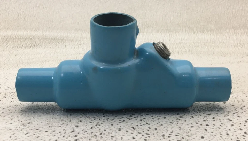 EYS21-B OCAL 3/4 INCH CONDUIT SEALING FITTING PVC COATED BLUE - Image 2 of 4