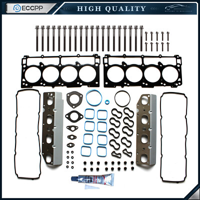 ECCPP Head Gasket Bolts Set For 09-16 Chrysler Dodge Jeep Ram 1500 2500 3500 5.7