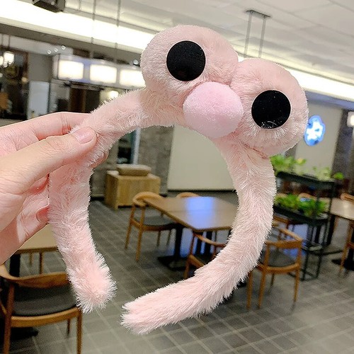 Fascia carina cartone animato nuova peluche occhi grandi fascia donna lavaggio viso headbaMD - Foto 9 di 14
