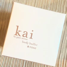 Kai Rose Body Buffer Body Exfoliator 2pc