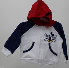 Disney Infant Boys 2 Piece Mickey Mouse Activewear Jacket Shorts Size 3-6 months