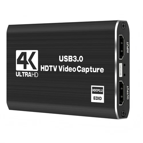 4K-Video Capture Card USB 3.0 Audio-Video Game Capture Device 1080P HDMI 60FPS