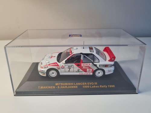 1:43 COCHE MITSUBISHI LANCER EVO III MAKINEN HARJANNE 1000 LAKES RALLY 1/43 IXO - Imagen 3 de 3
