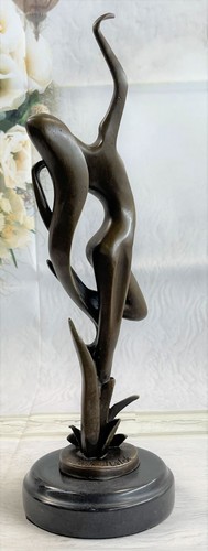 BRONZE NUDE WOMAN Girl Model Home Decor Erotic Sculpture Closeout Artwork Art - Picture 4 of 6