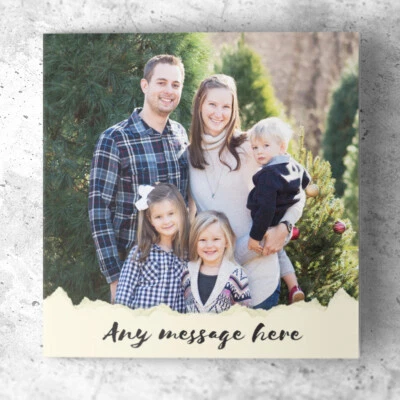 Personalised Own Photo Greeting Card Birthday Anniversary All Occasion THICK