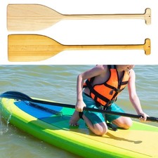 Wooden Paddle 80 cm Boat Oar for Outdoor Pool Home Office Decoration