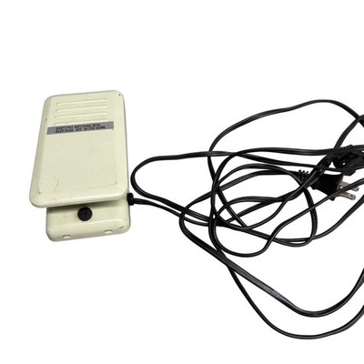 Vintage YDK YC-50 Sewing Machine Foot Control Pedal Type 32A Japan Cream