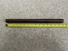 Antique Lignum Vitae Ledger Rolling Ruler Turned Wood 38cm 15" Long x 1" Across
