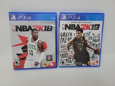 NBA 2K18 & 2K19 PS4 Tested Free US Shipping Kyrie Giannis PlayStation 4 Lot
