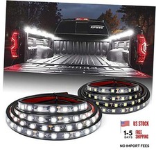 60" Inch White LED Truck Bed Lights Strip Kit, Decoration Lighting Bar 2 PCS