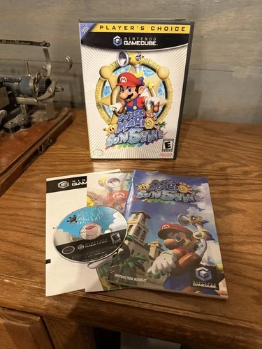 New ListingSuper Mario Sunshine TESTED, Nintendo GameCube, Complete-In-Box Players Choice