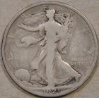 1921-D Walking Liberty Half Dollar 50c VG Details as Pictured L4-5