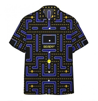 Pacman Gameplay Hawaiian Shirt
