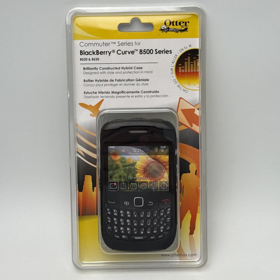 NEW Otterbox Commuter Case Dual Layer Black Cover for BlackBerry 8520 8530 9330 - Image 2 of 4