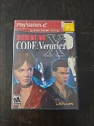 Resident Evil Code: Veronica X (Sony PlayStation 2, 2001) GH CIB PS2 RE Zombie