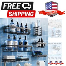 Shower Caddy 7 Pack, Adhesive Bathroom Shower Organizer for Bathroom Storage,...