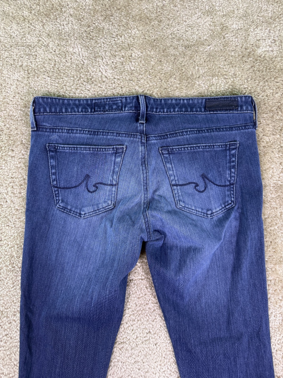 AG Adriano Goldschmied The Legging Super Skinny Knit Lux Denim Jeans Sz 28R E960