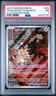 2025 POKEMON DRI EN-DESTINED RIVALS ILLUSTRATION RARE TEAM ROCKET'S MEOWTH PSA 7