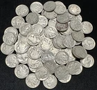 U.S. Buffalo Nickels - Partial and No Dates - Group of 73 Coins, Circulated
