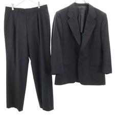 LANVIN 80s 90s Old pants suit Setup 48 Charcoal gray Men's