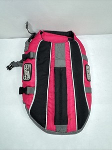 Small Dog Life Jacket Outward Hounds 15-25 Lb Life Vest Pink Jacket Adjustable 