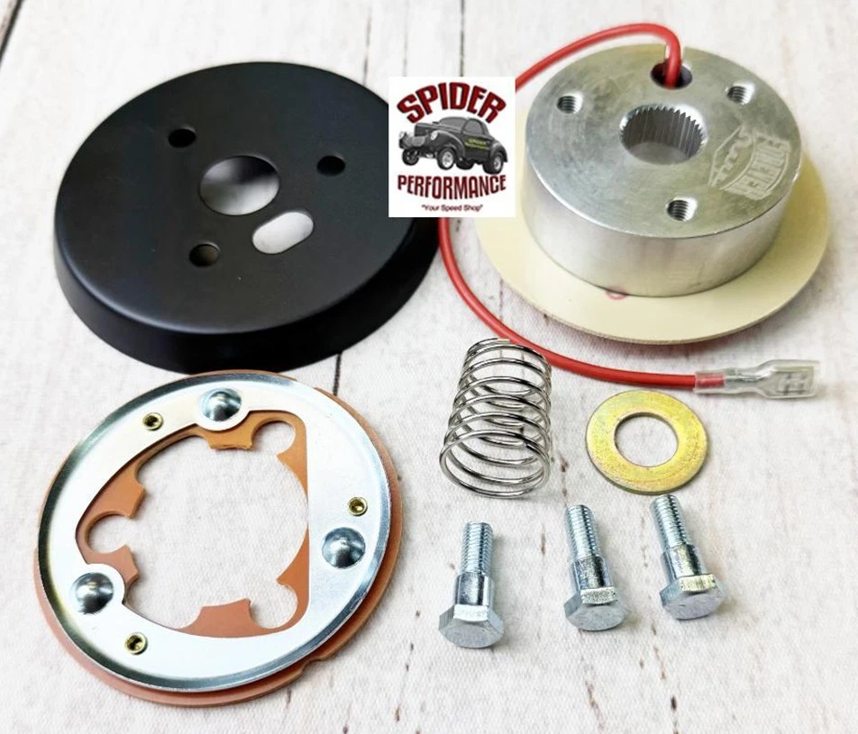 1967 Plymouth деревянный руль 13 1/2» ореховый черный спица - Изображение 4 из 4