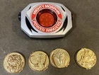 Vintage 90’s Bandai Mighty Morphin Power Rangers Morpher W/ 4 Coins Not Tested!