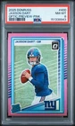 2025 PANINI DONRUSS OPTIC PREVIEW-PINK #400 JAXSON DART ROOKIE RC PSA 8