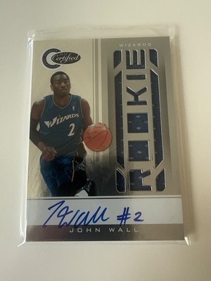 2010-11 totally certified john wall rookie patxh auto #es 466/599