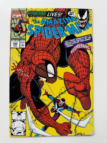 Amazing Spider-Man #345 1st App Carnage Symbiote Marvel 1991 Brand New Day